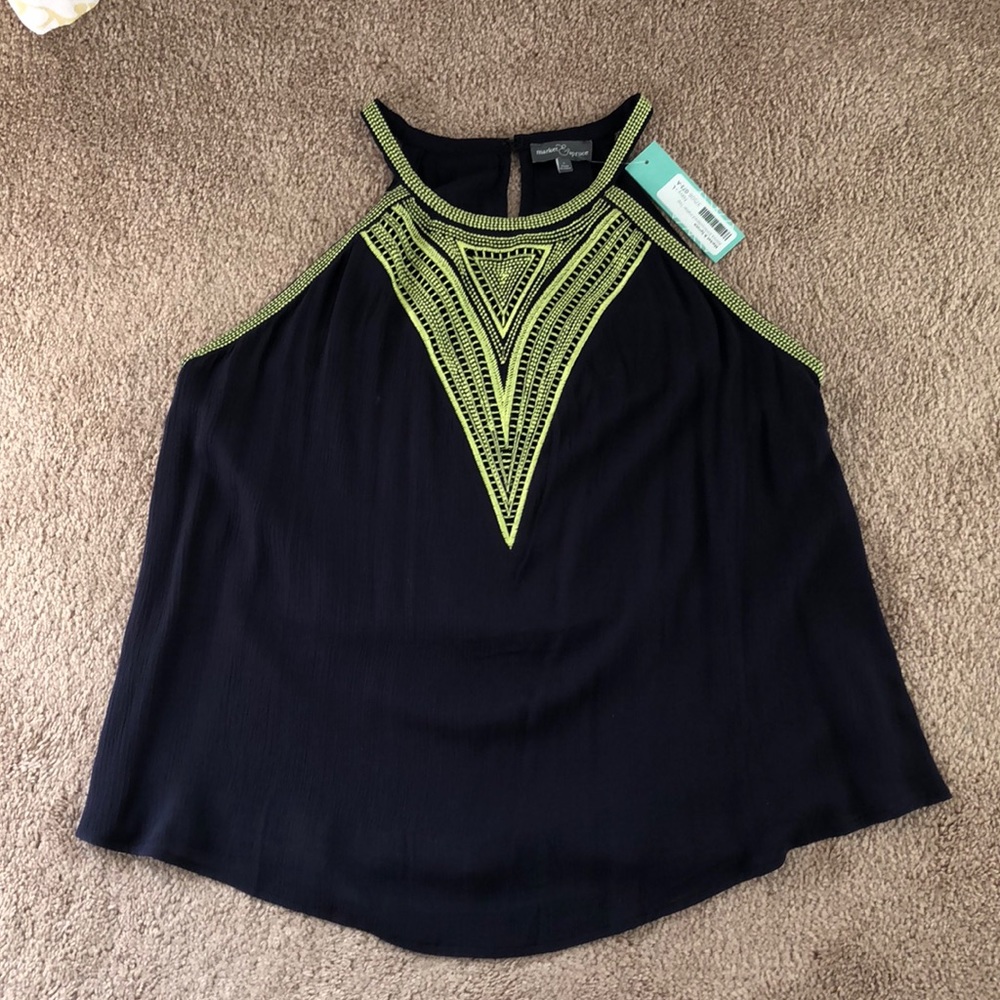 Market & spruce almira halter top NWT!
